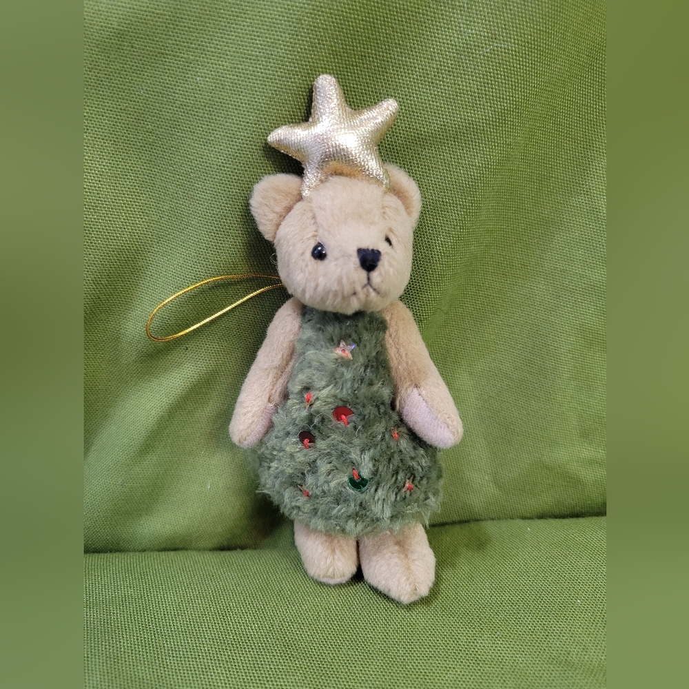 Vintage Bearington Bear Christmas Ornament